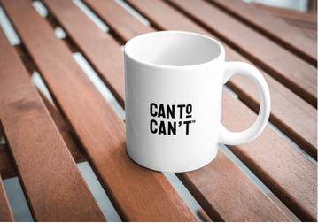 Can to Can't Logo Mug