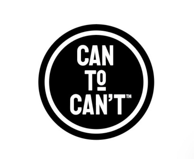 Can to Can't Logo Tire Cover